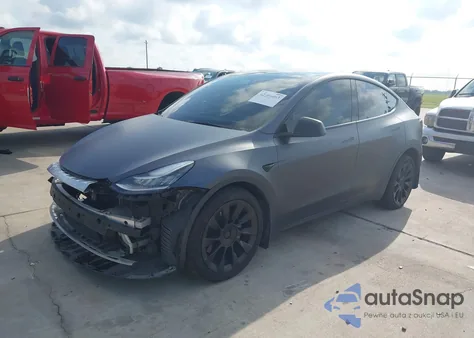 2022 Tesla Model Y Long Range Dual Motor All-Wheel Drive из США, поврежденный, VIN 7SAYGDEE3NF565428
